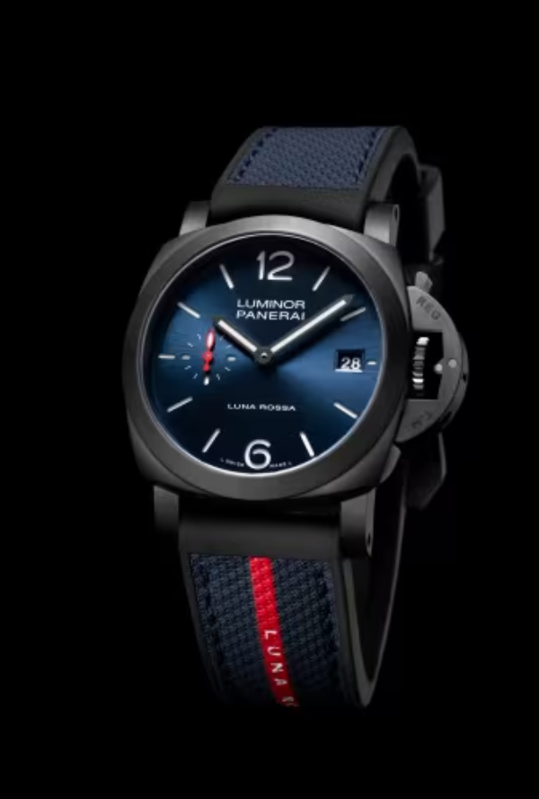 Luminor Quaranta Steel DLC Luna Rossa