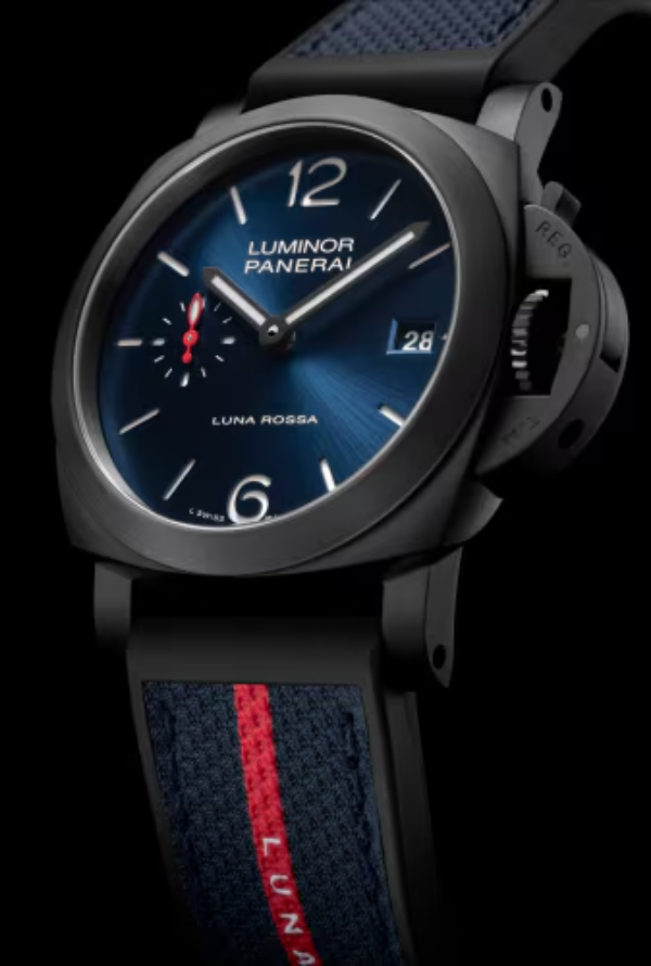 Luminor Quaranta Steel DLC Luna Rossa