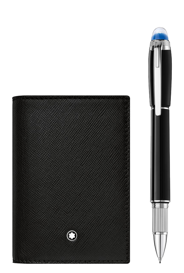 Gift Set with StarWalker Fineliner and Montblanc Sartorial Business Card Holder