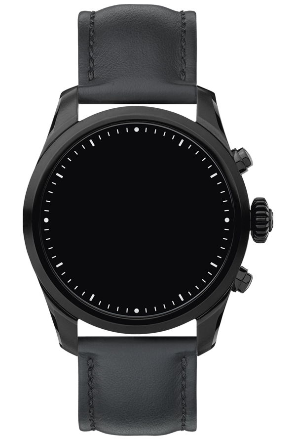 Montblanc Summit 2 Stainless Steel Black and Leather