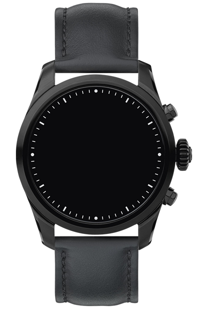 Montblanc Summit 2 Stainless Steel Black and Leather