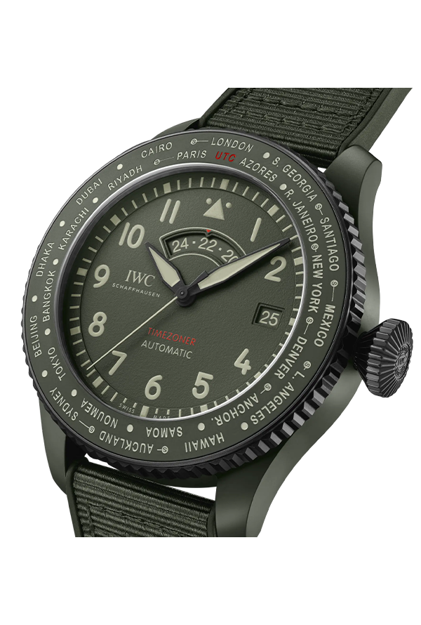 PILOT'S WATCH TIMEZONER WOODLAND