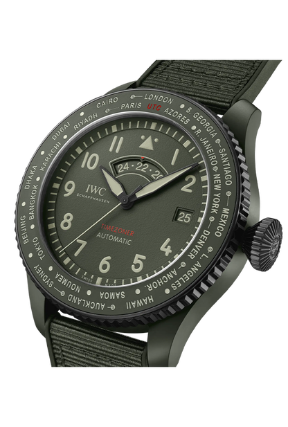 PILOT'S WATCH TIMEZONER WOODLAND