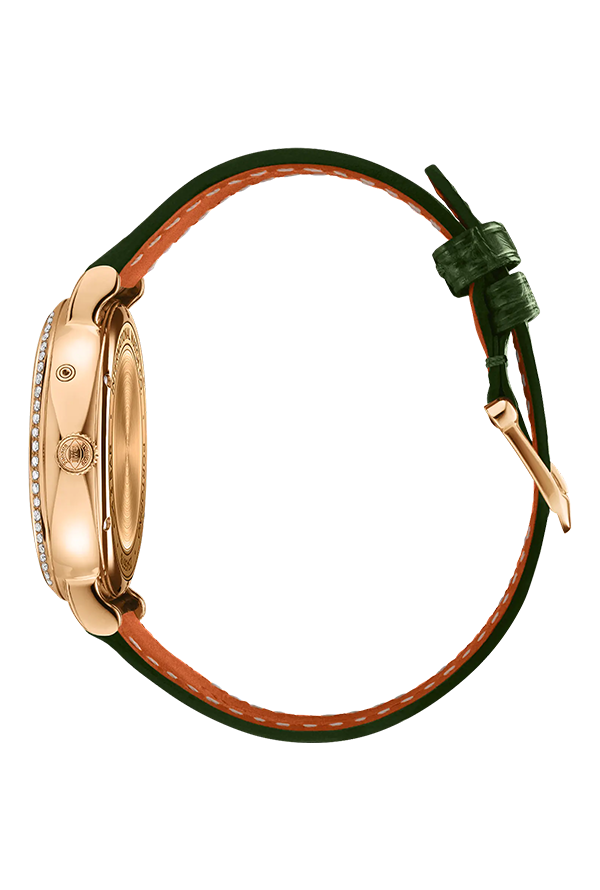PORTOFINO MOON PHASE WITH GREEN STRAP IN RG - IW459014