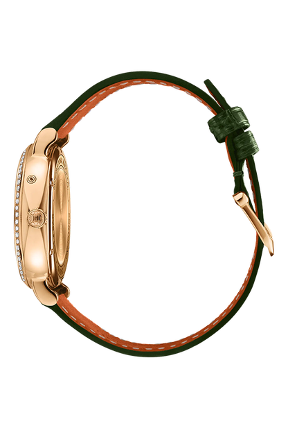 PORTOFINO MOON PHASE WITH GREEN STRAP IN RG - IW459014