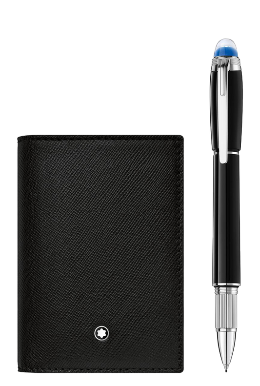 Gift Set with StarWalker Fineliner and Montblanc Sartorial Business Card Holder