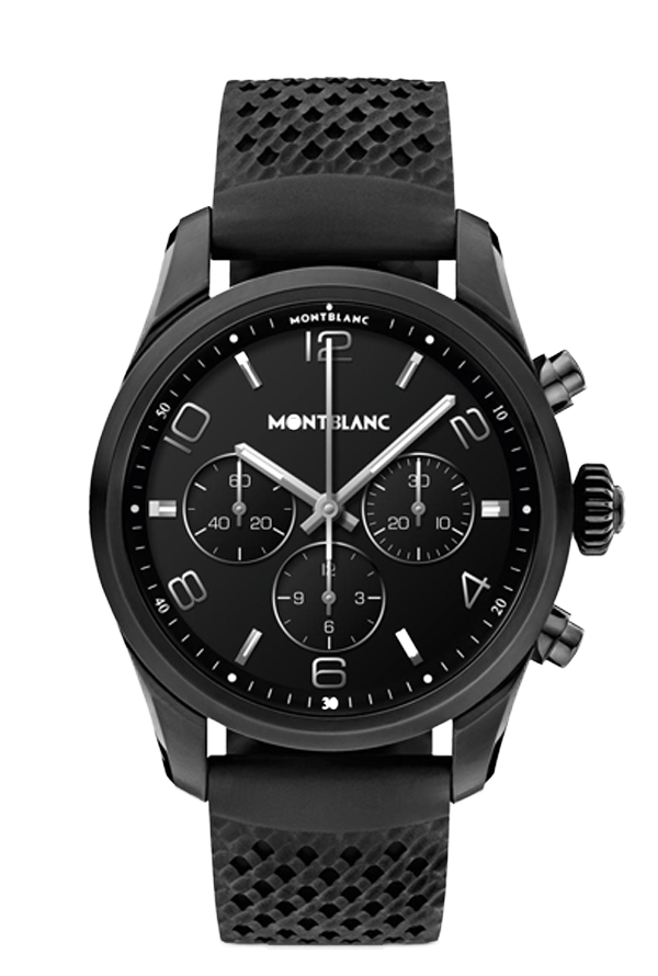 Montblanc Summit 2+ Smartwatch - Black with Rubber Strap