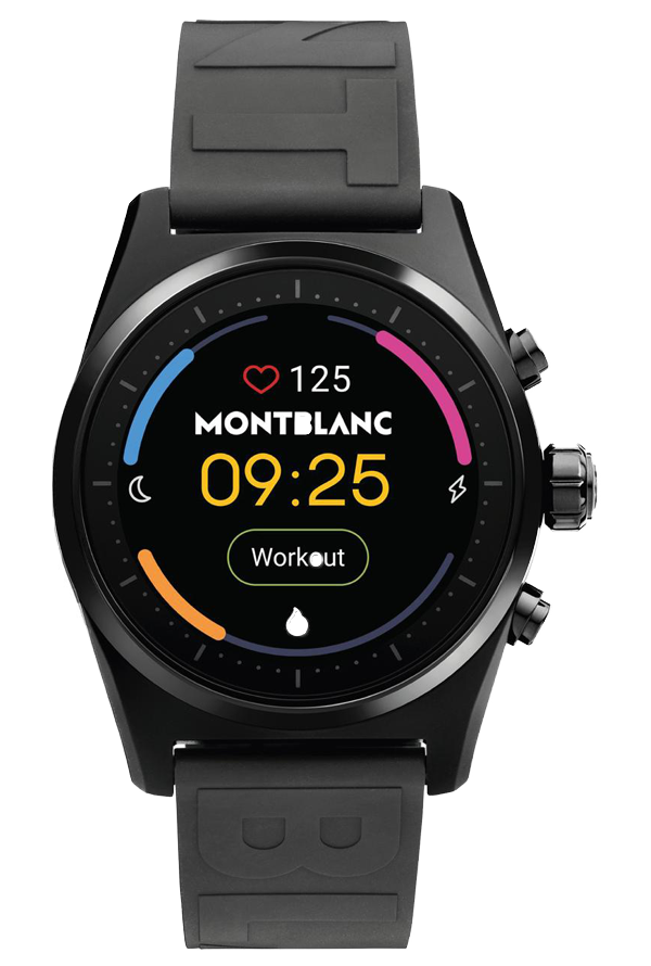 Montblanc Summit Lite Smartwatch - Black with Rubber Strap