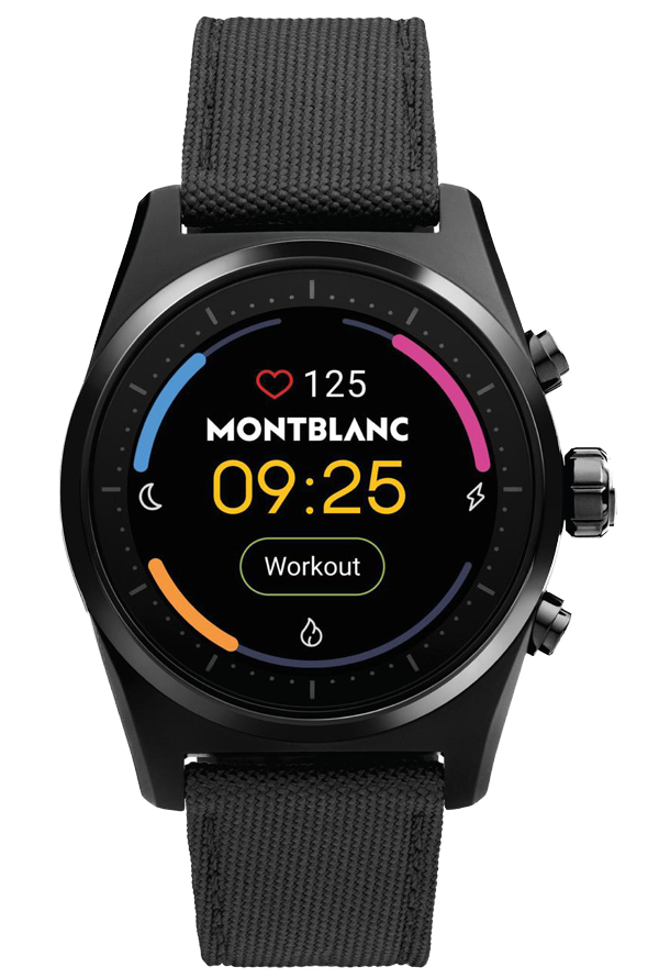 Montblanc Summit Lite Smartwatch - Black with Fabric Strap